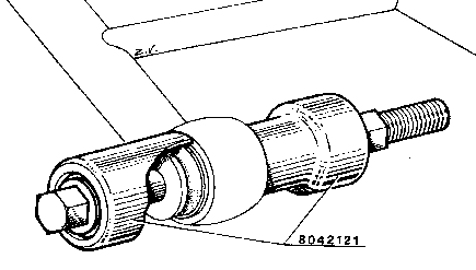 Removing bush from bottom wishbone